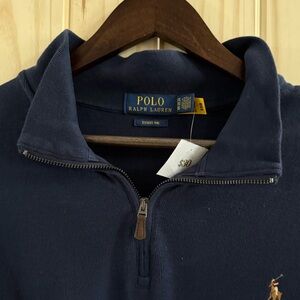 Polo Ralph Lauren Estate-Rib Quarter-Zip Pullover.
XXL